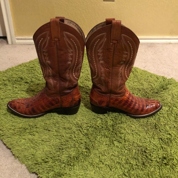 ALLIGATOR CROCODILE BOOTS - Picture 2 of 5